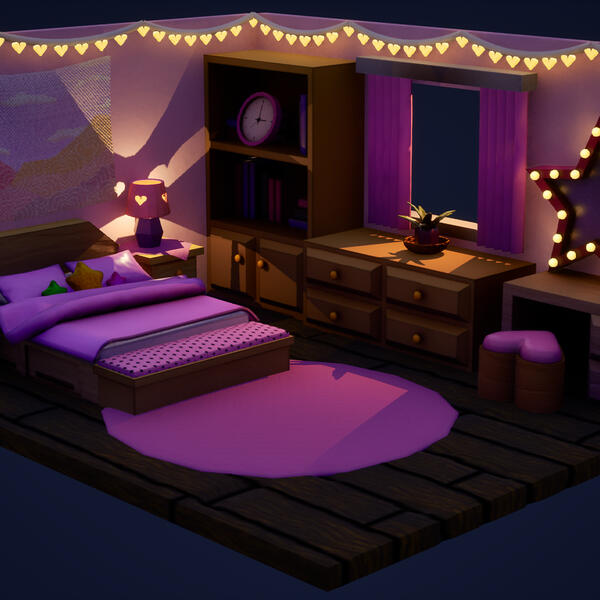Pink Bedroom